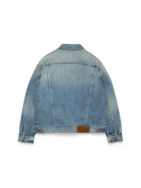 Açık Yıkama Denim Ceket