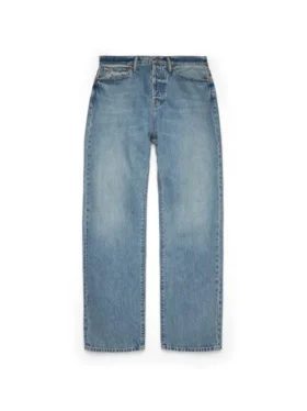 Bol Kesim Denim Pantolon Açık Yıkama