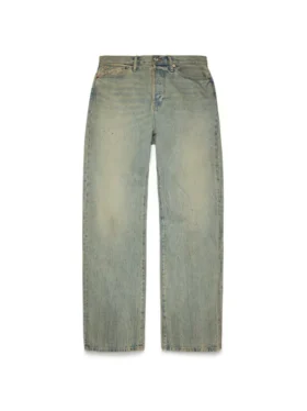Bol Kesim Denim Pantolon Kirli Yıkama