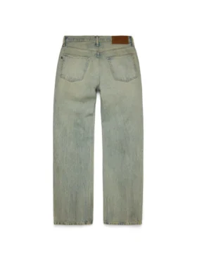Bol Kesim Denim Pantolon Kirli Yıkama