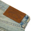 Bol Kesim Pamuklu Cotton Wreath Desenli Denim Pantolon, Kirli Yıkama