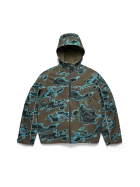 Cloud Camo Bantlı Dikişli Ceket