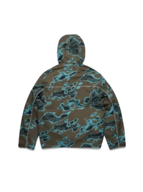 Cloud Camo Bantlı Dikişli Ceket