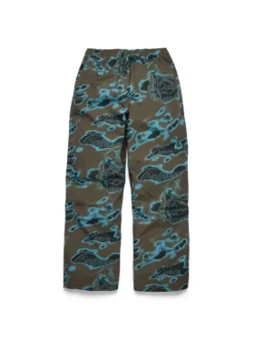 Cloud Camo Bantlı Dikişli Dış Pantolon