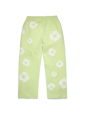 Cotton Wreath Bol Kesim Eşofman Altı Nane Yeşili