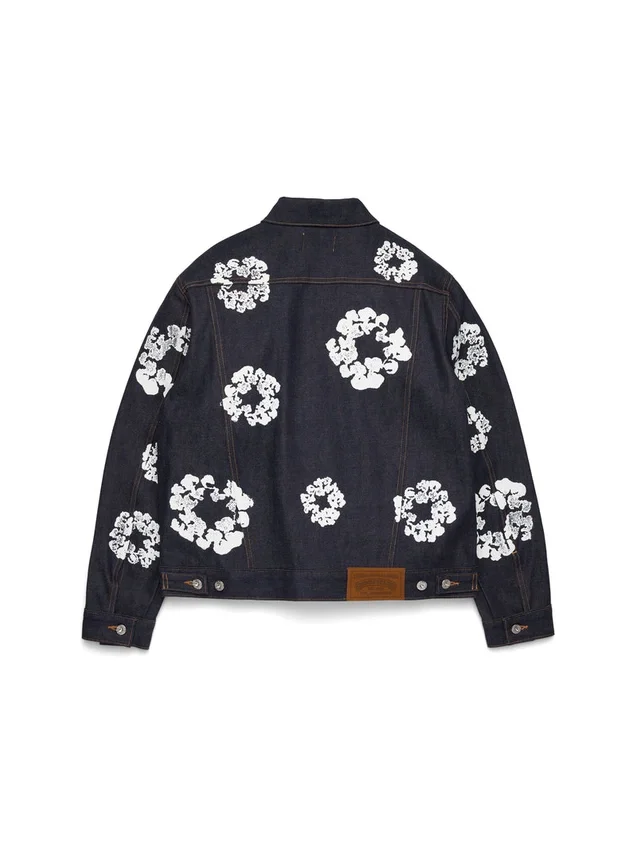 Cotton Wreath Denim Ceket Selvedge