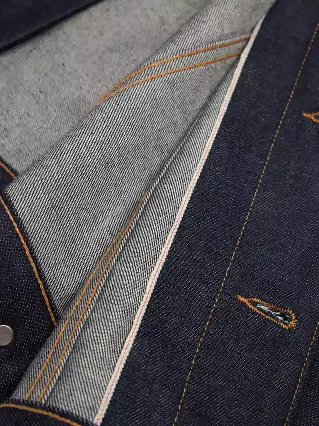 Cotton Wreath Denim Ceket Selvedge