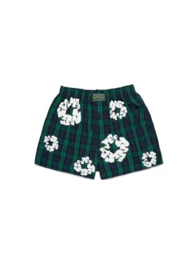 Cotton Wreath Desenli Boxer Şort 3’lü Paket Çok Renkli