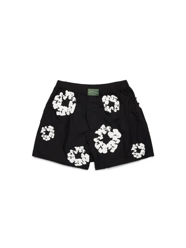 Cotton Wreath Desenli Boxer Şort 3'lü Paket Çok Renkli