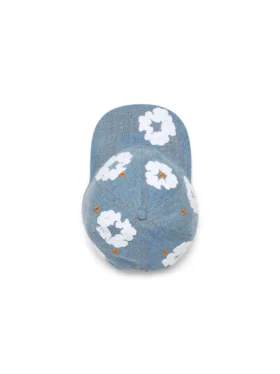 Cotton Wreath Ham Denim Şapka Açık Yıkama