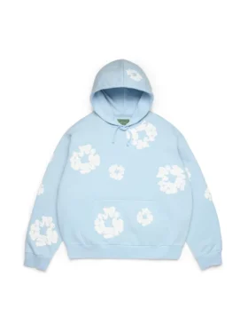 Cotton Wreath Hoodie Sweatshirt Toz Mavisi