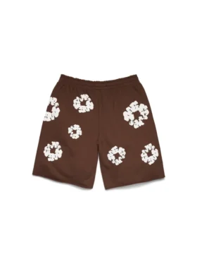 Cotton Wreath Kısacık Şort Koyu Kahverengi