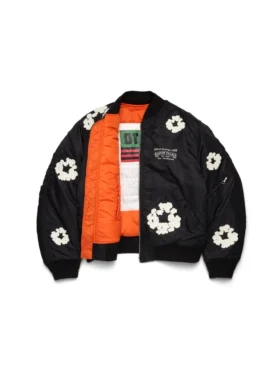 Cotton Wreath MA-1 Bomber Ceket Siyah