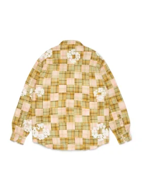Cotton Wreath Madras Uzun Kollu Düğmeli Gömlek