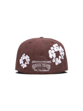 Cotton Wreath New Era 59FIFTY Kanvas Fitted Şapka Kahverengi