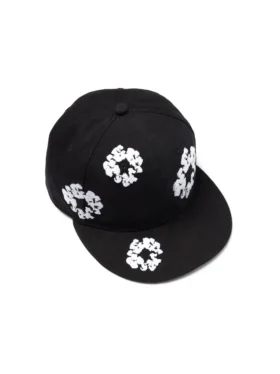 Cotton Wreath New Era 59FIFTY Kanvas Fitted Şapka Siyah