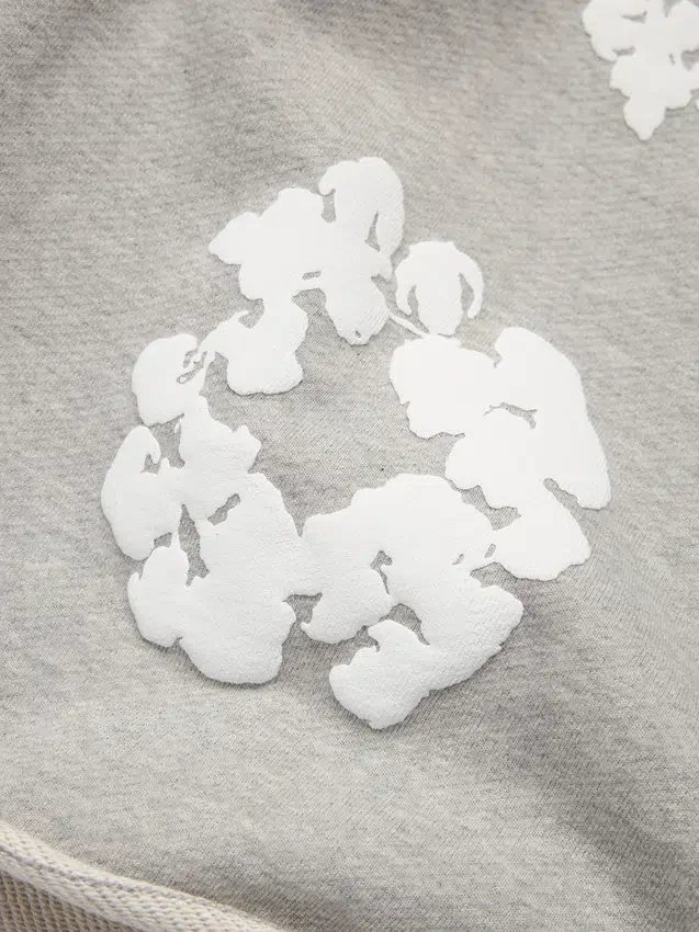 Cotton Wreath Şort Gri