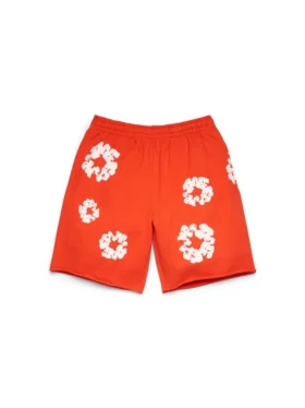 Cotton Wreath Şort Koyu Turuncu