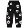 Cotton Wreath Sweatpant Siyah
