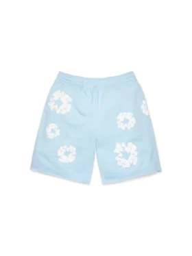 Cotton Wreath Sweatshortlar Pudra Mavisi