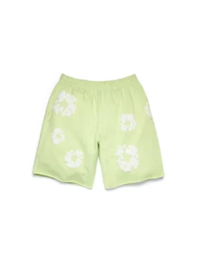 Cotton Wreath Sweatshorts Nane Yeşili