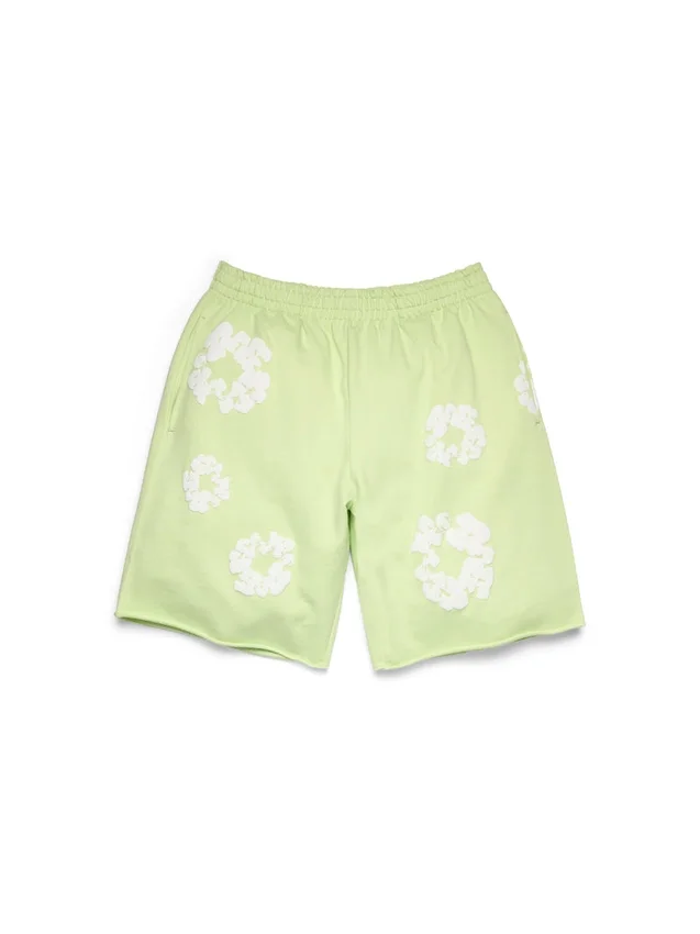 Cotton Wreath Sweatshorts Nane Yeşili