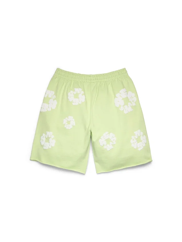 Cotton Wreath Sweatshorts Nane Yeşili
