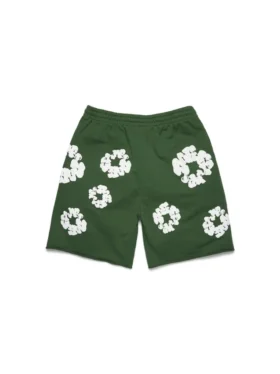 Cotton Wreath Yeşil Sweatshort