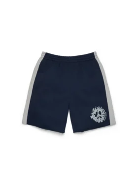 Denim U Panelli Sweatshort Lacivert