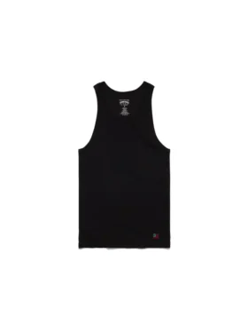 DT Bayrak 3’lü Paket Nervürlü Tank Top Siyah