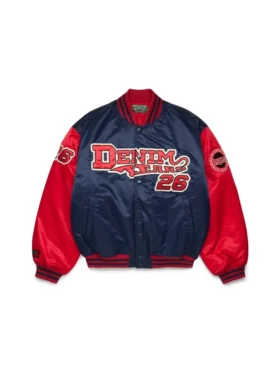 DT Beyzbol Varsity Ceketi Lacivert