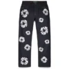 Düz Cotton Wreath Selvedge Denim Pantolon