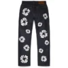 Düz Cotton Wreath Selvedge Denim Pantolon