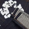 Düz Cotton Wreath Selvedge Denim Pantolon