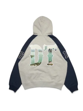 Libertas Rugby Fermuarlı Kapüşonlu Sweatshirt