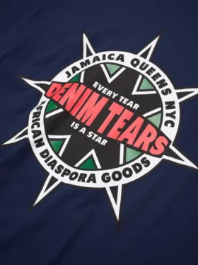 Libertas Yıldızlı Tişört Lacivert
