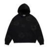 Mono Cotton Wreath Hoodie Sweatshirt Siyah