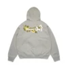 Sezonluk İncil Temalı Kapüşonlu Sweatshirt Gri