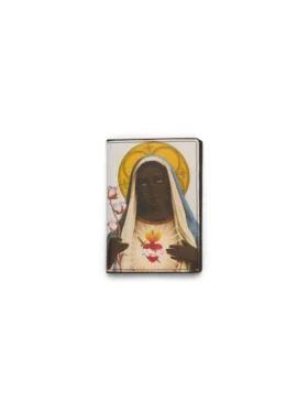 Siyah Mary Pasaport Cüzdanı