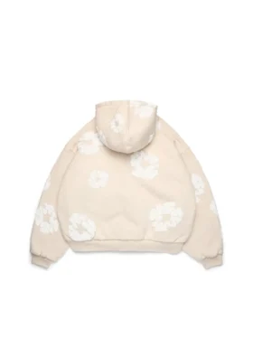 Yulaf Rengi Cotton Wreath Hoodie Kapüşonlu Sweatshirt